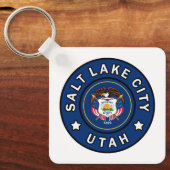 Salt Lake City Utah Schlüsselanhänger (Vorderseite)