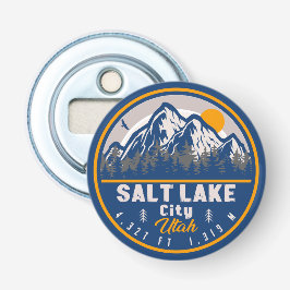 Salt Lake City Utah Ski Souvenir Retro Vintager 80 Flaschenöffner