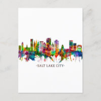Salt Lake City Utah Skyline