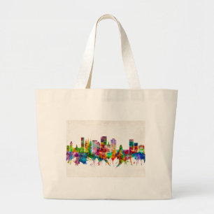 Salt Lake City Utah Skyline Jumbo Stoffbeutel