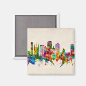 Salt Lake City Utah Skyline Magnet (Vorderseite/Rückseite)
