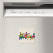 Salt Lake City Utah Skyline Magnet (In Situ (Geschirrspüler))