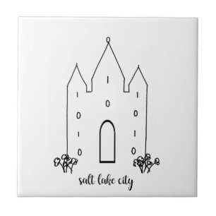 Salt-Lake-City-Utah-Tempel Simple Modern Fliese