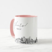 Salt Lake City Wedding Personalisiert Coffee Tasse (Vorderseite Links)