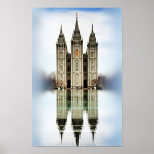 Salt Lake LDS Tempel Poster