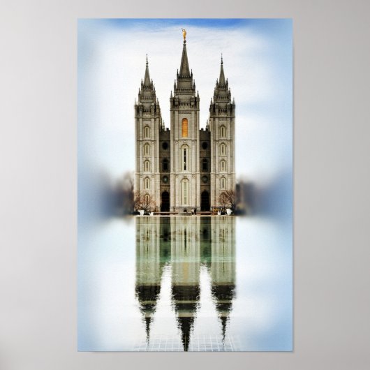 Salt Lake LDS Tempel Poster (Vorne)