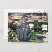 Salt Lake LDS Tempel Postkarte (Vorne/Hinten)