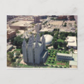 Salt Lake LDS Tempel Postkarte (Vorderseite)