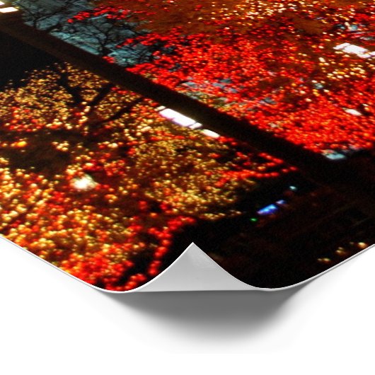 Salt Lake LDS Tempel Salzsee Utah Poster (Ecke)