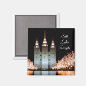 Salt Lake Lds Temple Magnet (Vorderseite/Rückseite)
