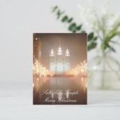 Salt Lake-Tempel-Postkarte Feiertagspostkarte (Stehend Vorderseite)