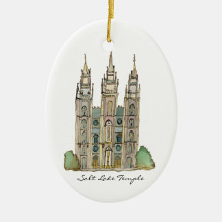 Salt Lake-Tempel-Verzierung Keramik Ornament