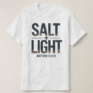 "SALT + LIGHT Christlich – Matthäus 5:13 T-Shirt
