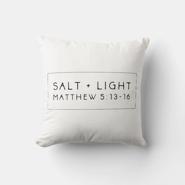 Salt Light Matthew Kissen (Vorderseite)