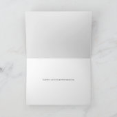 Salt & Pepper on Gray Flirty Romantic Karte (Innenseite)