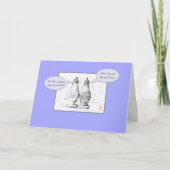 Salt & Pepper on Periwinkle Flirty Romantic Karte (Vorderseite)