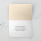 Salt & Pepper - Orange George Gracy Romantic Karte (Innenseite)