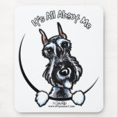 Salt Pepper Schnauzer IAAM Mousepad (Vorne)