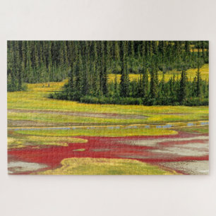 Salt Plain & Wald Wood Buffalo Nationalpark Puzzle