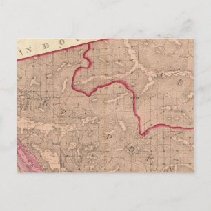 Salt Point, Mendocino und Cloverdale Townships Postkarte