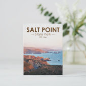 Salt Point Staat Park California Postkarte (Stehend Vorderseite)