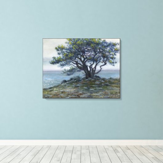 ‚Salt Point Tree‘ Leinwanddruck (Insitu (Holzboden))