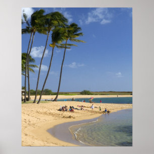 Salt Pond Park auf der Insel Kauai Poster