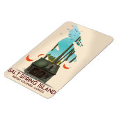 Salt Spring Island British Columbia Kanada Magnet (Linke Seite)