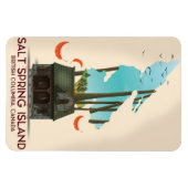 Salt Spring Island British Columbia Kanada Magnet (Horizontal)