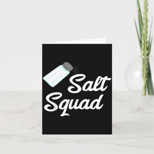 Salt Squad Glas-Shaker-Aromagruppe Karte (Vorderseite)