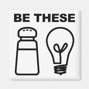 Salt und Licht Christlicher Kühlschrankmagnet