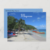 Salt Whistle Bay Mayreau Postkarte (Vorne/Hinten)