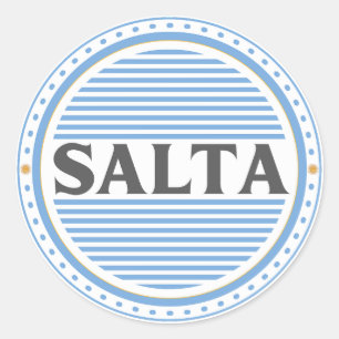 Salta City Pride Emblem – Argentinische Identität Runder Aufkleber