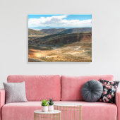 Salta Serpentine Road und Salz Flats in Entfernung Leinwanddruck (Insitu (Wohnzimmer))