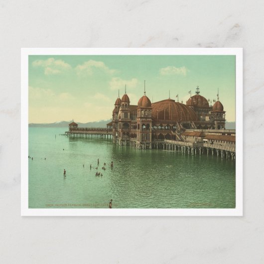 Saltair Pavillon Postkarte (Vorderseite)