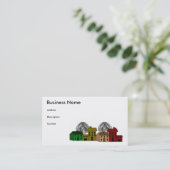 SaltBox u. Weide-Visitenkarte Visitenkarte (Stehend Vorderseite)