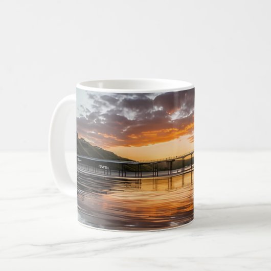 SALTBURN PIER - SALTBURN AM MEER KAFFEETASSE (Vorderseite Links)