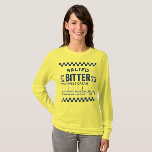 Salted Butter Measurement Guide T-Shirt (Vorne ganz)