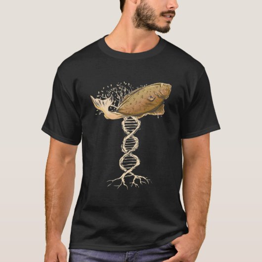 Saltfish Salzwasserfische Fischer Plattfische T-Shirt (Vorderseite)