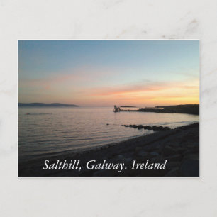 Salthill, Galway, Irland Postkarte