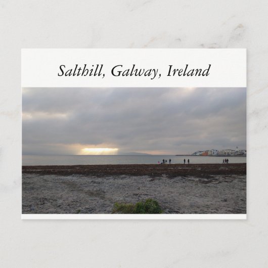 Salthill, Galway, Irland Postkarte (Vorderseite)