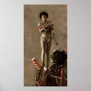 Saltimbanco durch Antonio Mancini Poster