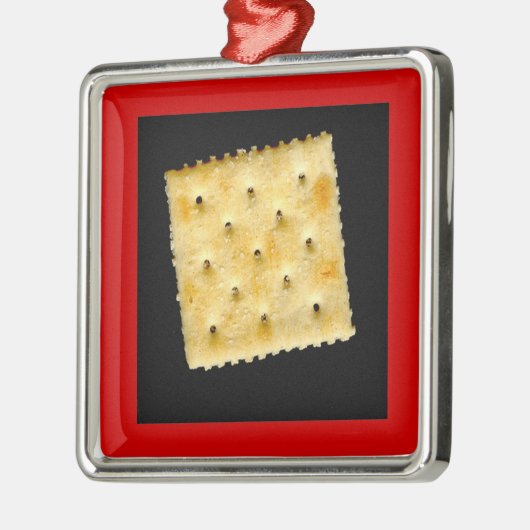 Saltine Silbernes Ornament (Links)