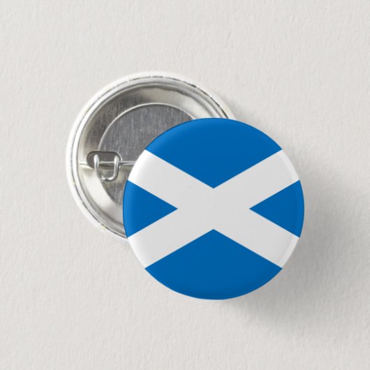Saltire Abzeichen Button (Vorne & Hinten)