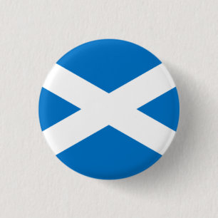 Saltire Abzeichen Button