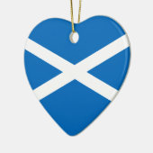 Saltire Flagge von Schottland Keramik Ornament (Links)