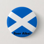 Saltire Knopf Button (Vorderseite)