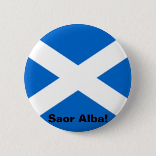 Saltire Knopf Button (Vorderseite)