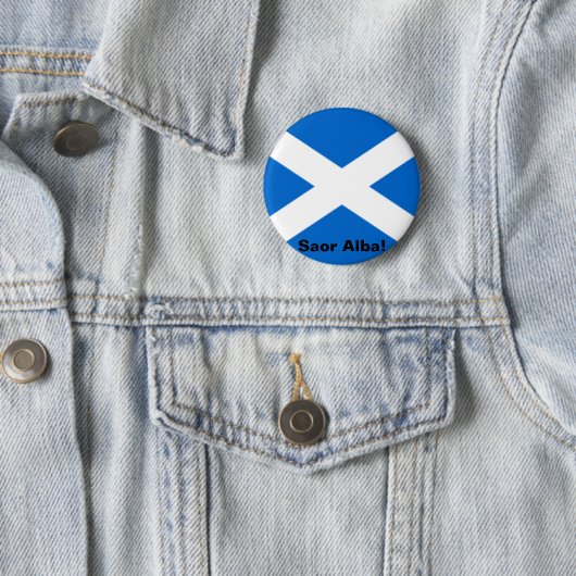 Saltire Knopf Button (Beispiel)