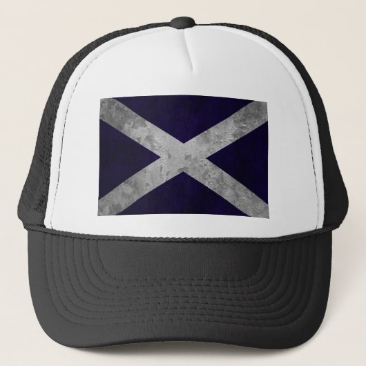 Saltire Schmutz Truckerkappe (Vorderseite)